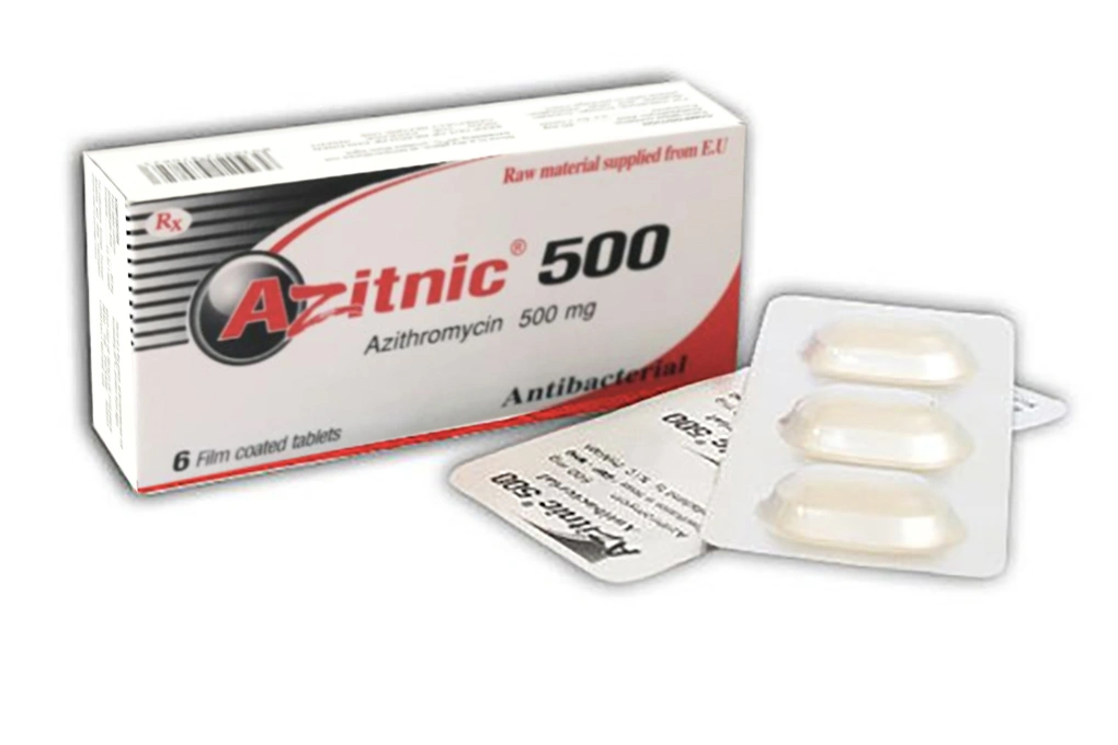 Azitnic 500 trị nhiễm khuẩn (2 vỉ x 3 viên) - 