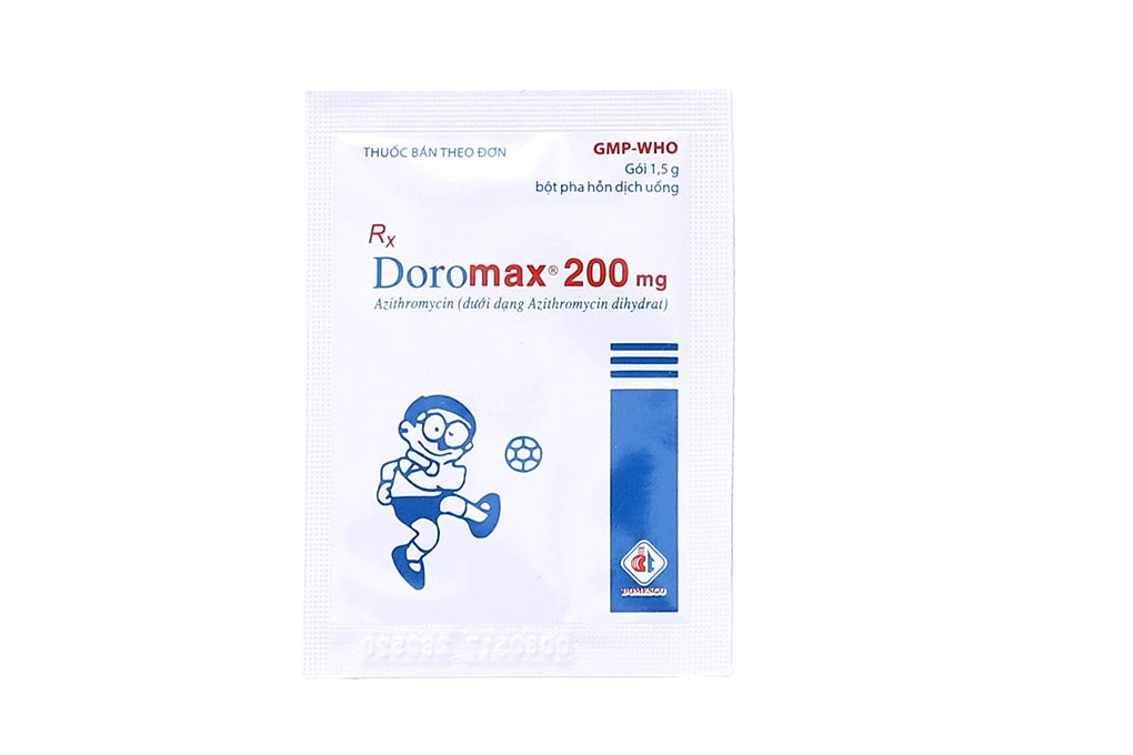 Bột pha hỗn dịch uống Doromax 200mg trị nhiễm khuẩn đường hô hấp (10 gói x 1.5g) - 3