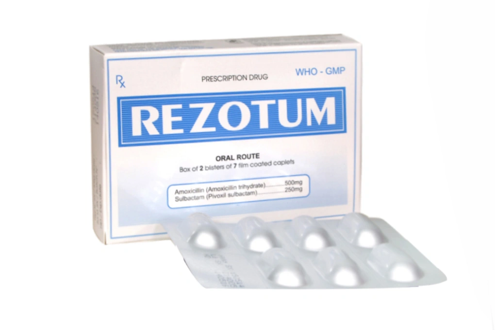 Rezotum trị nhiễm khuẩn (2 vỉ x 7 viên) - 