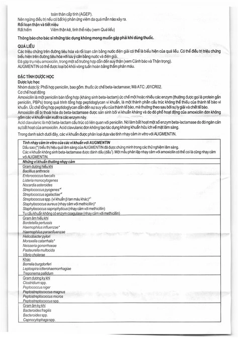 Augmentin 625mg trị nhiễm khuẩn do vi khuẩn nhạy cảm (2 vỉ x 7 viên) - 7