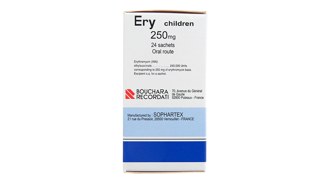 Thuốc bột Ery Children 250mg trị nhiễm khuẩn (24 gói x 2.375g) - 2