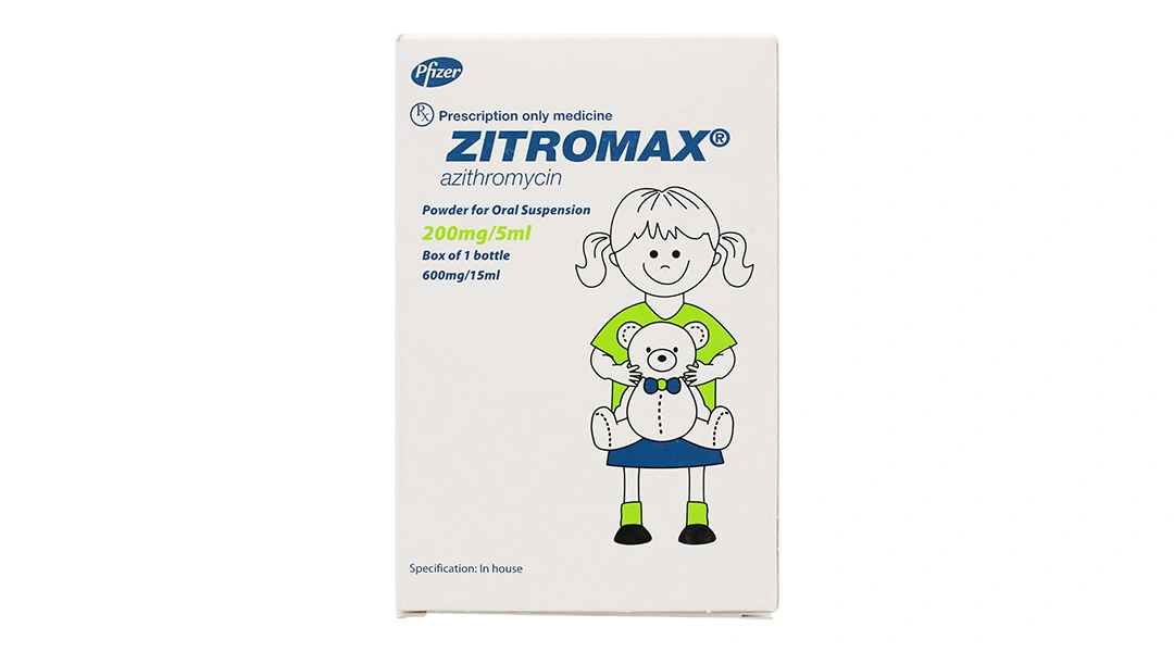 Bột pha hỗn dịch uống Zitromax 200mg/5ml trị nhiễm khuẩn lọ 600mg/15ml - 2