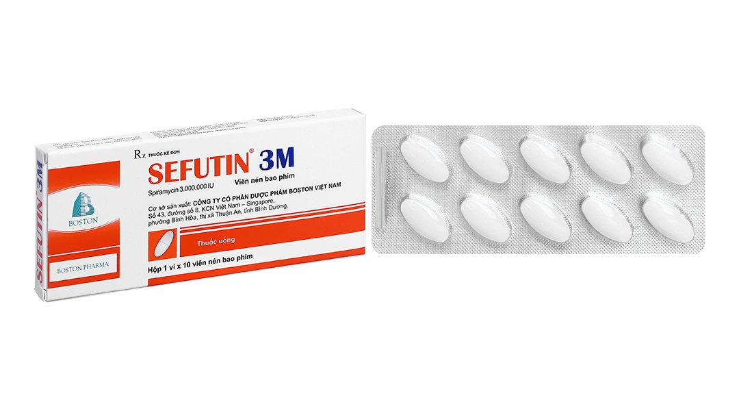 Sefutin 3M trị nhiễm khuẩn (1 vỉ x 10 viên) - 