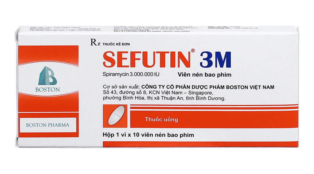 Sefutin 3M trị nhiễm khuẩn (1 vỉ x 10 viên) - 1