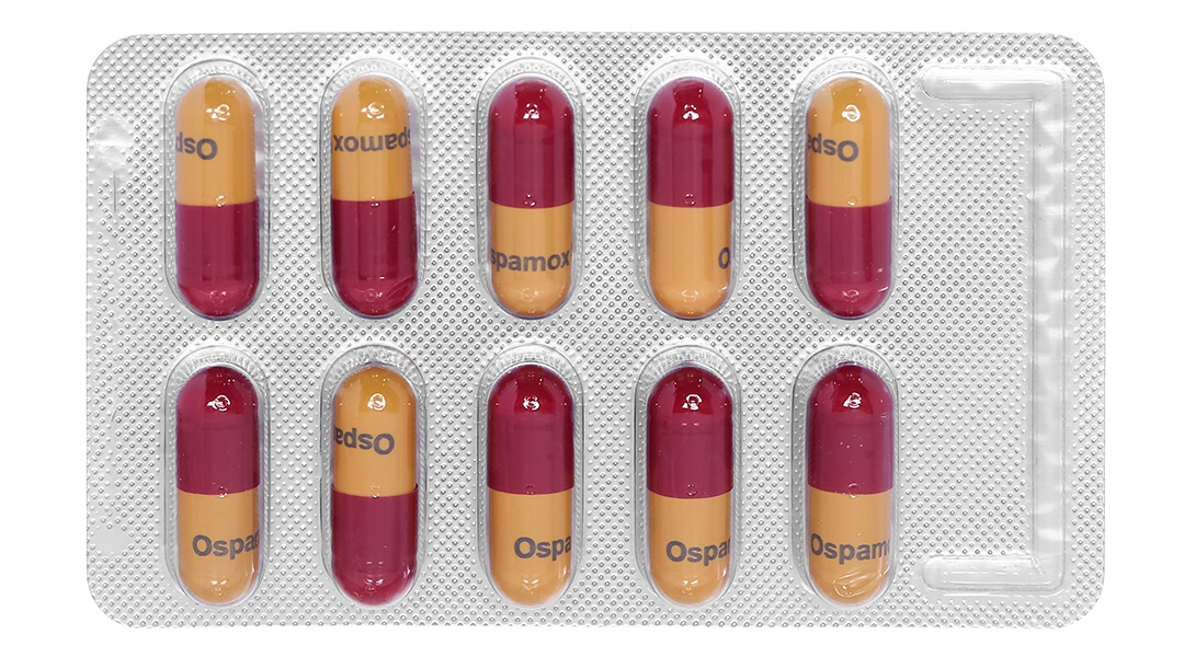 Ospamox 500mg trị nhiễm khuẩn (1 vỉ x 10 viên) - 