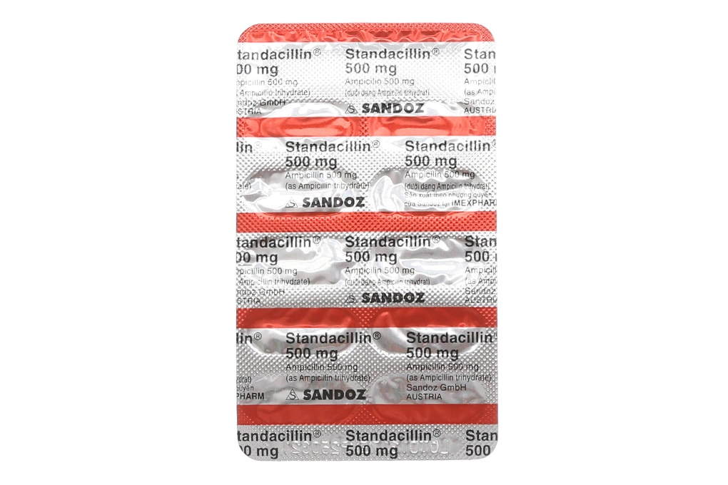 Standacillin 500mg trị nhiễm khuẩn (100 vỉ x 10 viên) - 1