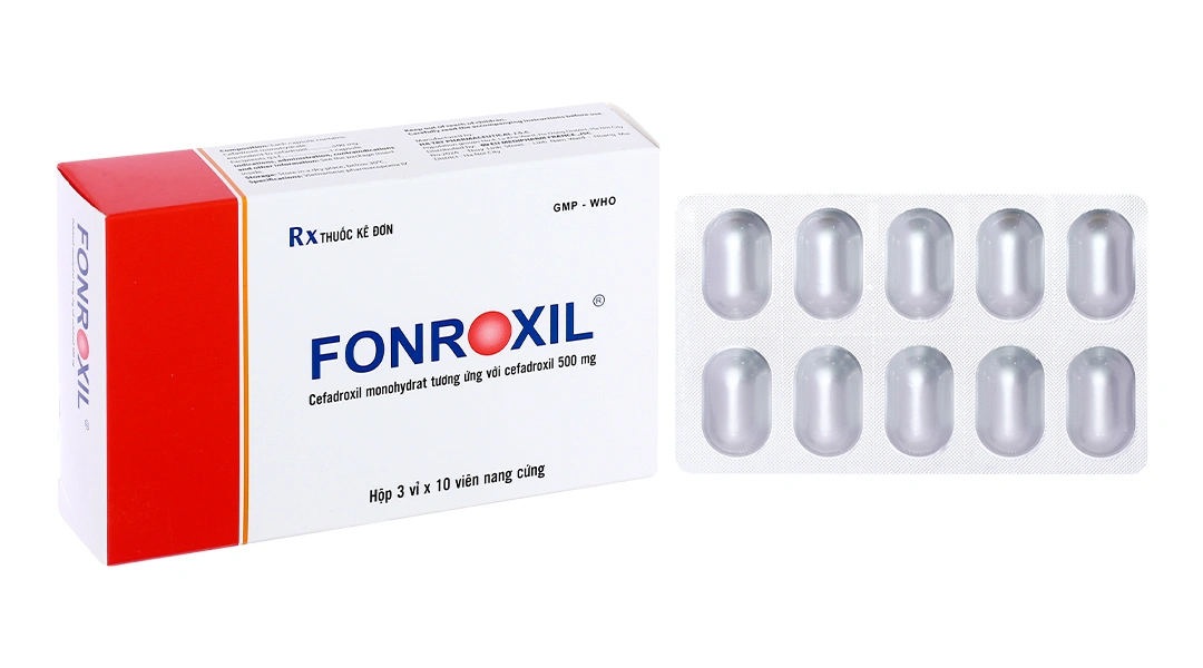 Fonroxil 500mg trị nhiễm khuẩn (3 vỉ x 10 viên) - 