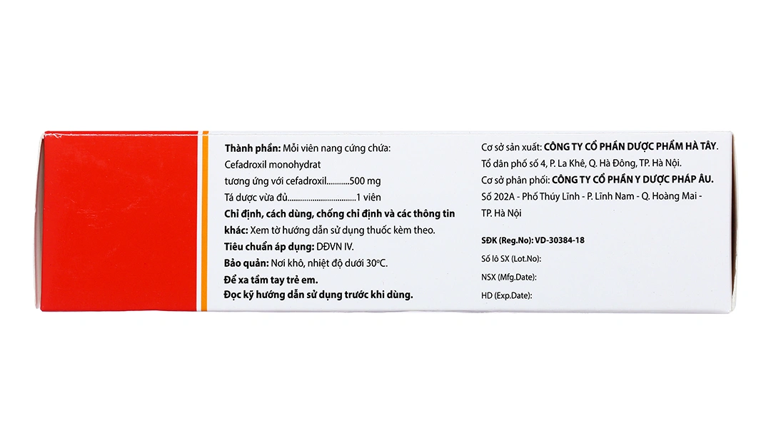 Fonroxil 500mg trị nhiễm khuẩn (3 vỉ x 10 viên) - 2