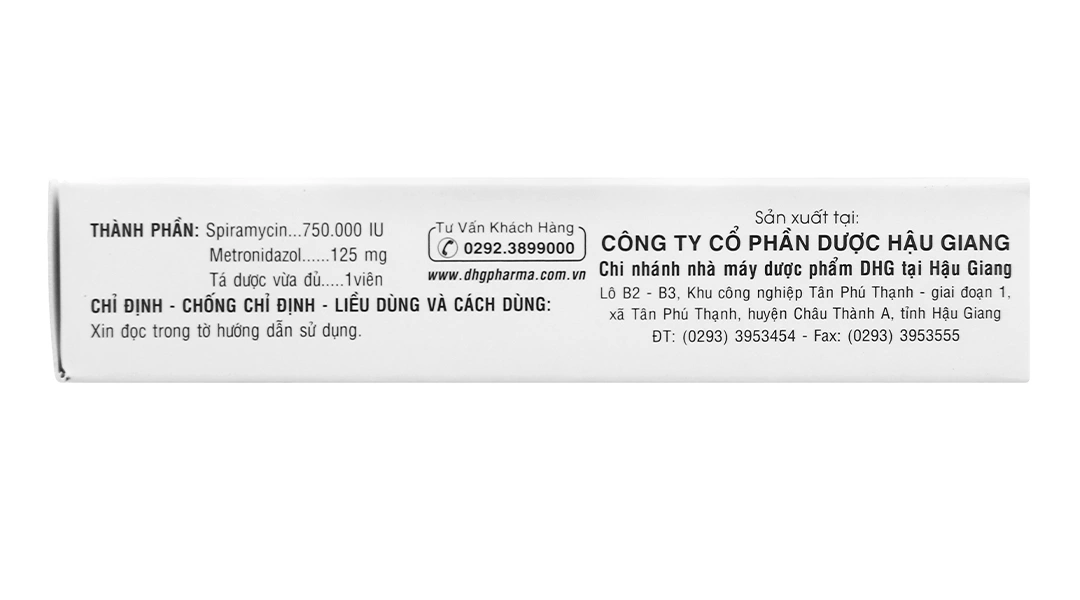 ZidocinDHG trị nhiễm trùng răng miệng cấp tính, mạn tính hoặc tái phát (2 vỉ x 10 viên) - 2