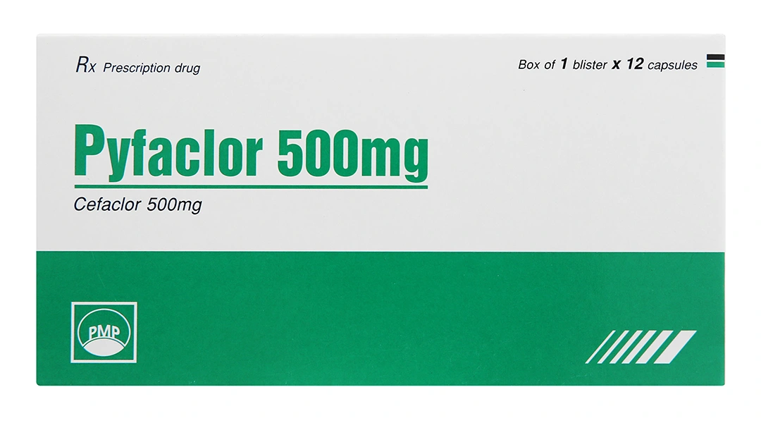 Pyfaclor 500mg trị nhiễm khuẩn (1 vỉ x 12 viên) - 1