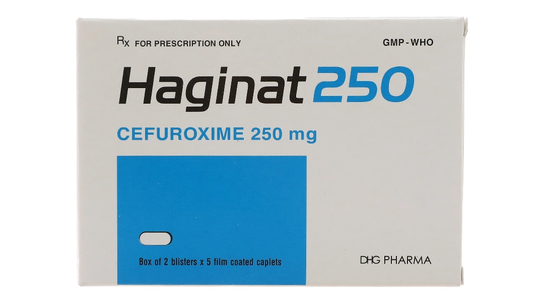 Haginat 250mg trị nhiễm khuẩn đường hô hấp (2 vỉ x 5 viên) - 2