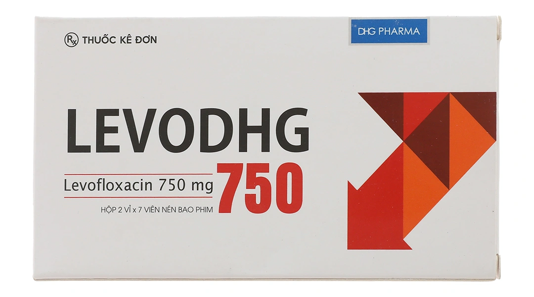 Levodhg 750 điều trị nhiễm khuẩn (2 vỉ x 7 viên) - 3