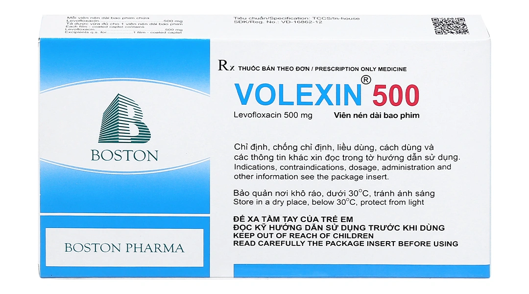 Volexin 500 trị nhiễm khuẩn (2 vỉ x 10 viên) - 1