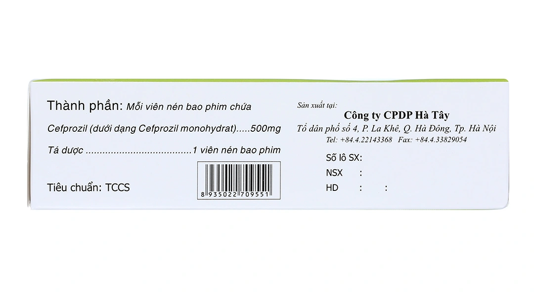 Brodicef 500 trị nhiễm khuẩn (3 vỉ x 10 viên) - 3