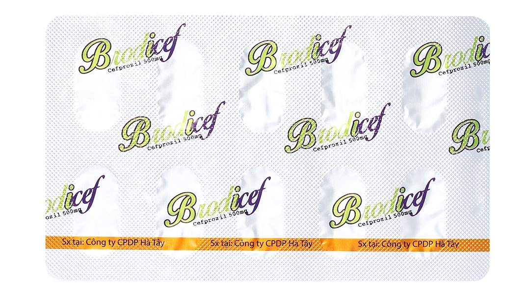 Brodicef 500 trị nhiễm khuẩn (3 vỉ x 10 viên) - 7
