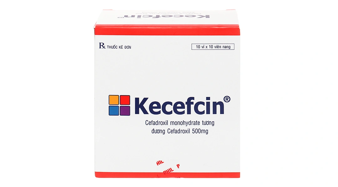 Kecefcin 500mg trị nhiễm khuẩn nhẹ và trung bình (10 vỉ x 10 viên) - 1
