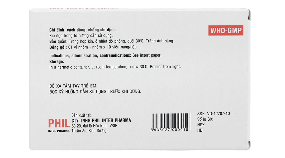 Wonfixime 200mg trị nhiễm khuẩn (1 vỉ x 10 viên) - 2