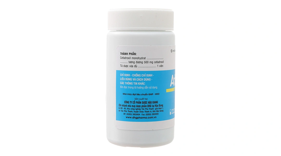 Aticef 500 caps trị nhiễm khuẩn từ nhẹ đến vừa lọ 100 viên - 3