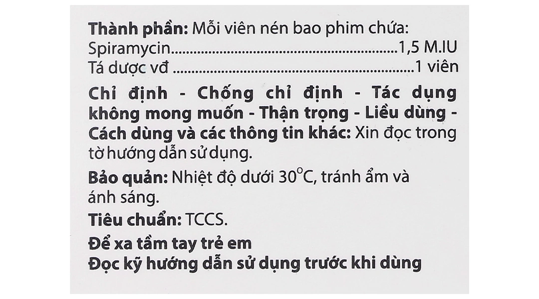 Rovagi 1,5 trị nhiễm khuẩn (2 vỉ x 10 viên) - 5