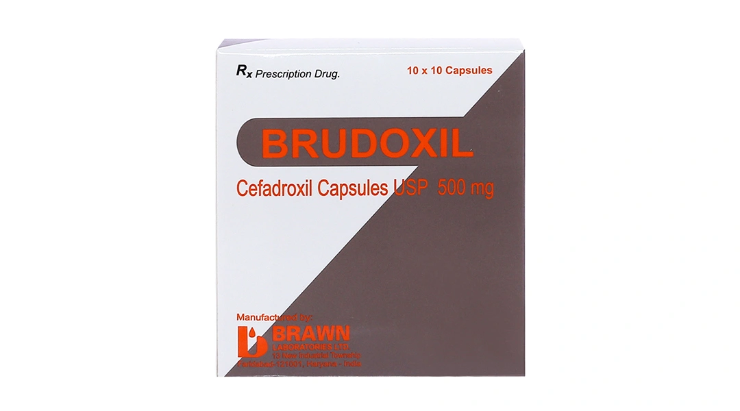 Brudoxil 500mg trị nhiễm khuẩn đường tiết niệu (10 vỉ x 10 viên) - 1
