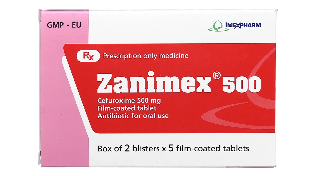 Zanimex 500 trị nhiễm khuẩn (2 vỉ x 5 viên) - 2