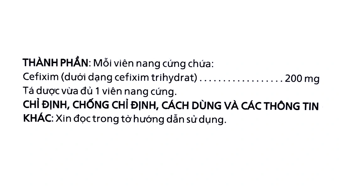 Imexime 200 trị nhiễm khuẩn do các vi khuẩn nhạy cảm (2 vỉ x 10 viên) - 4