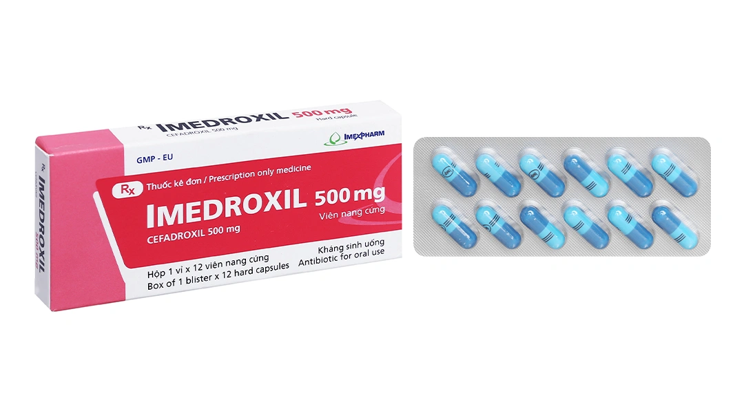 Imedroxil 500mg trị nhiễm khuẩn (1 vỉ x 12 viên) - 