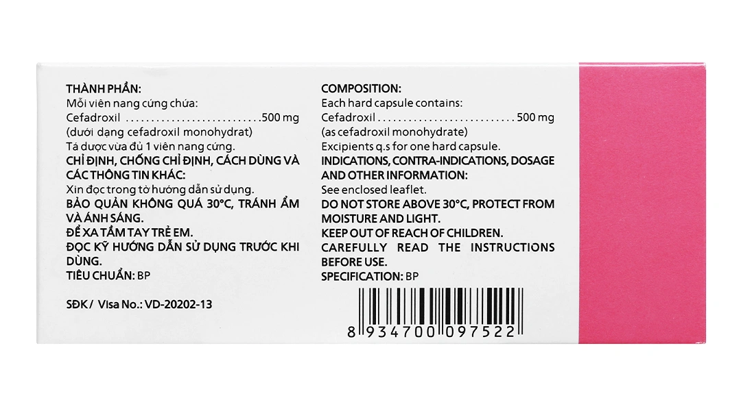 Imedroxil 500mg trị nhiễm khuẩn (1 vỉ x 12 viên) - 2