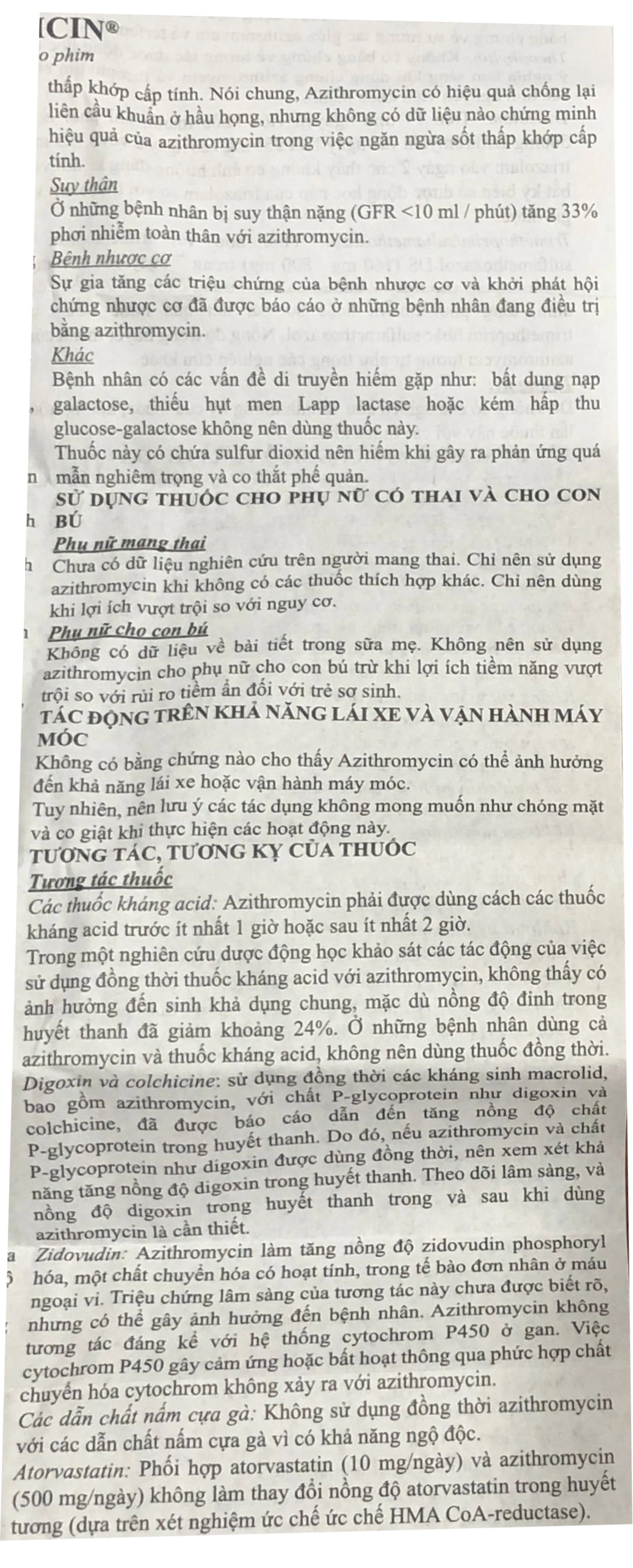 Assimicin 500mg trị nhiễm khuẩn (1 vỉ x 3 viên) - 4