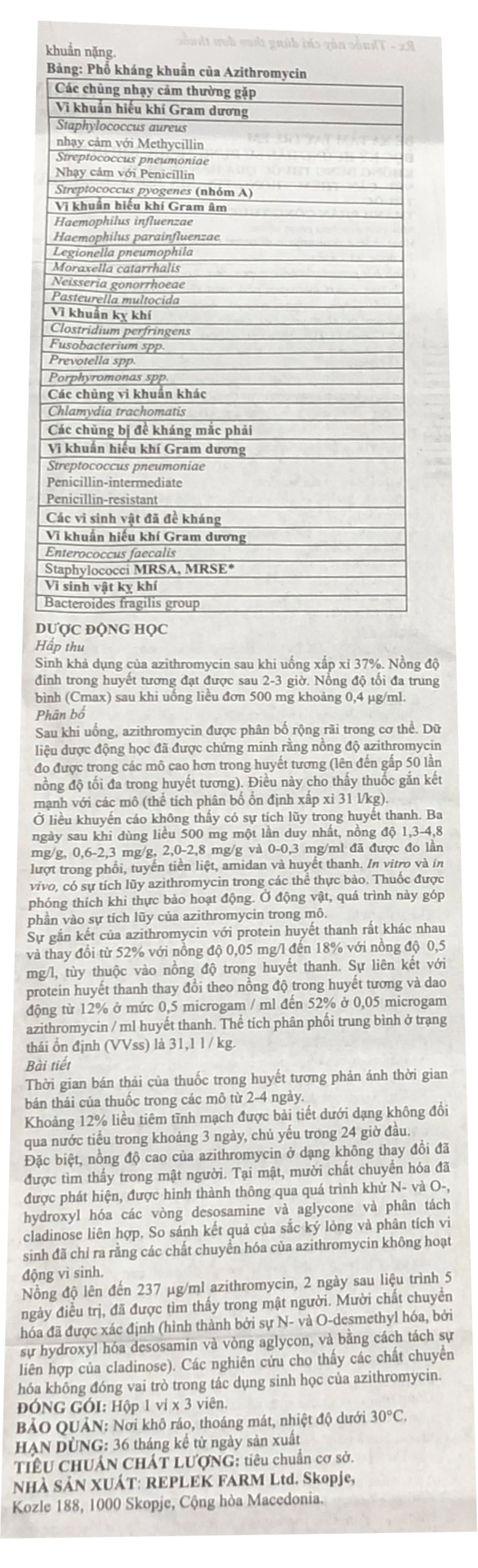 Assimicin 500mg trị nhiễm khuẩn (1 vỉ x 3 viên) - 8