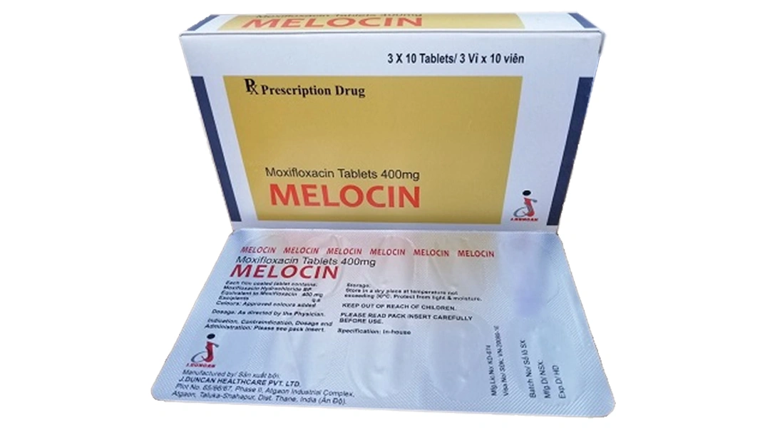 Melocin 400mg trị nhiễm khuẩn (3 vỉ x 10 viên) - 