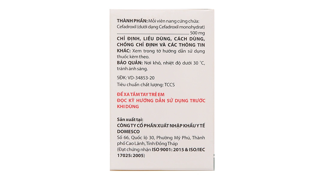 Dobixil 500mg trị nhiễm khuẩn do các vi khuẩn nhạy cảm gây ra (10 vỉ x 10 viên) - 1