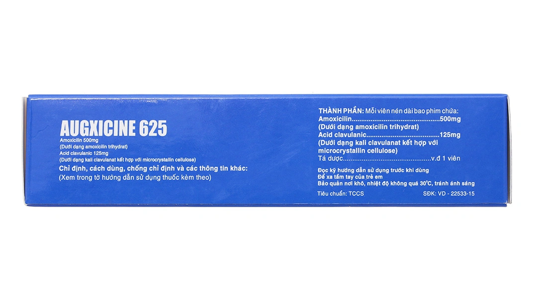 Augxicine 625 trị nhiễm khuẩn (4 vỉ x 7 viên) - 3