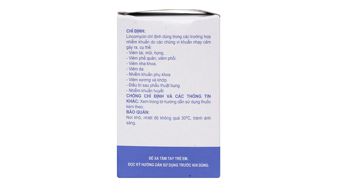 Lincomycin Thephaco 500mg trị nhiễm khuẩn (20 vỉ x 10 viên) - 3