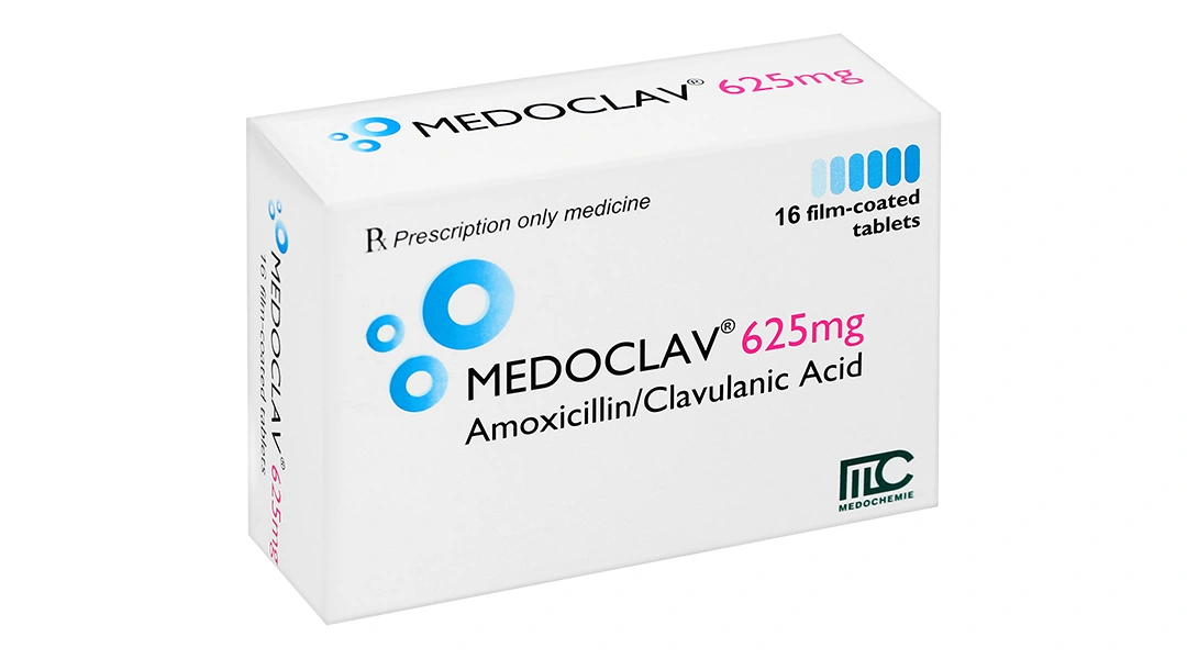 Medoclav 625mg trị các trường hợp nhiễm khuẩn (4 vỉ x 4 viên) - 