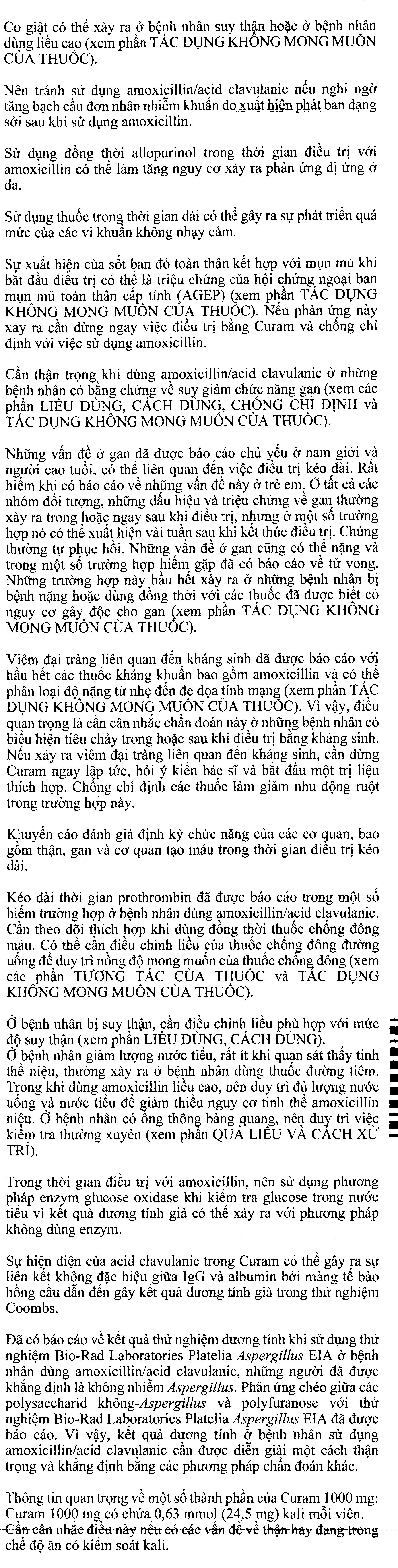 Curam 1000mg trị nhiễm khuẩn (10 vỉ x 8 viên) - 6