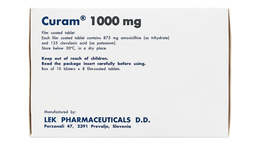 Curam 1000mg trị nhiễm khuẩn (10 vỉ x 8 viên) - 3
