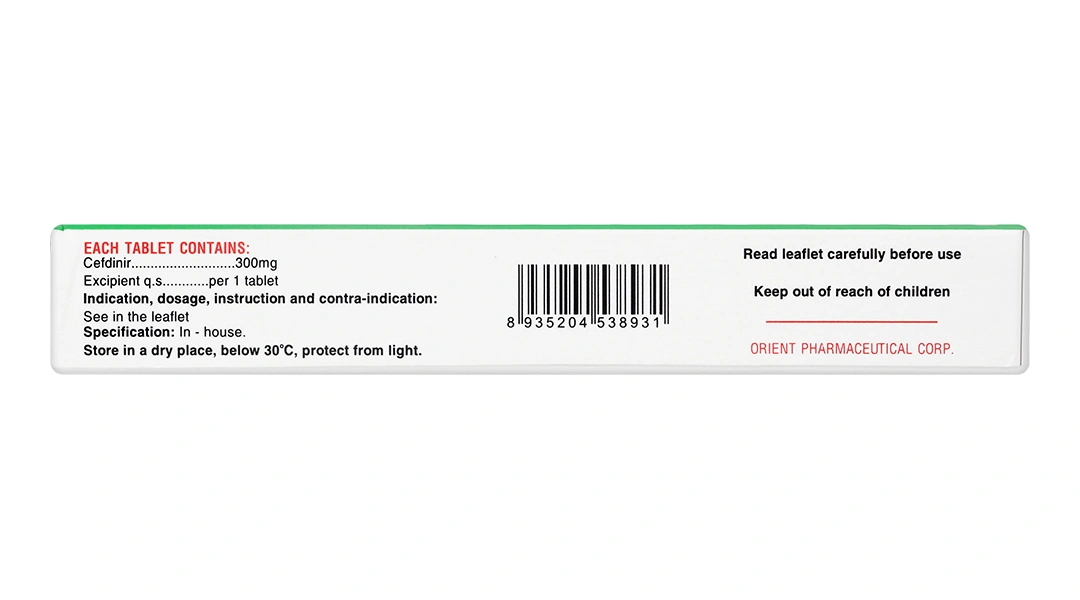 Smodir - DT 300mg trị nhiễm khuẩn (1 vỉ x 10 viên) - 2