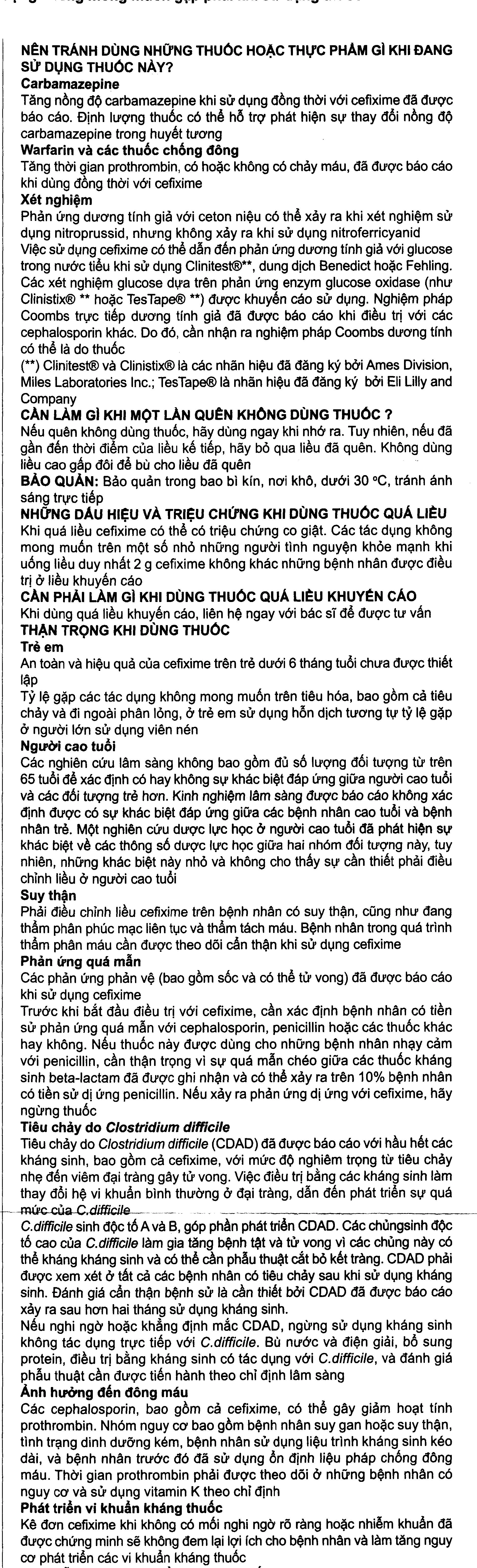 Cốm pha hỗn dịch uống Mecefix - B.E 50mg trị nhiễm khuẩn (20 gói x 1g) - 7