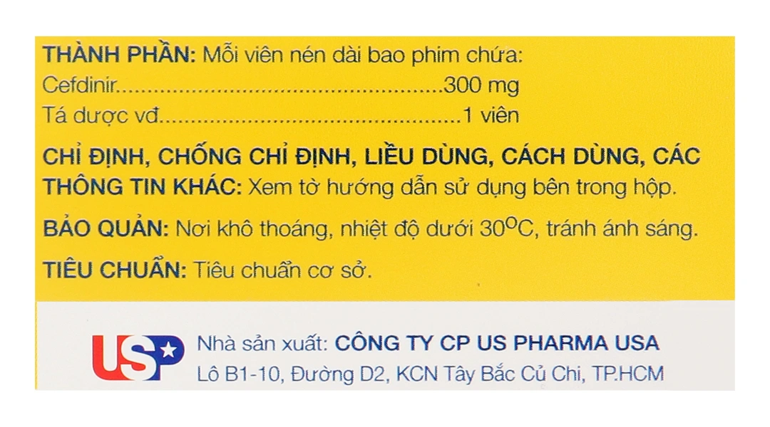 Tenco 300mg trị nhiễm khuẩn từ nhẹ đến vừa (3 vỉ x 10 viên) - 4
