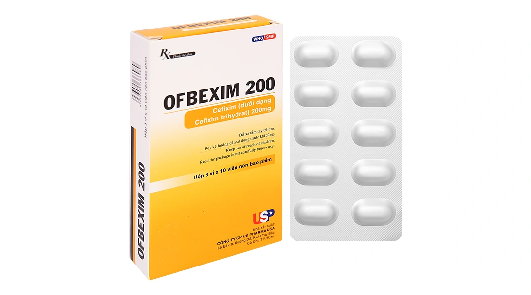 Ofbexim 200 trị nhiễm khuẩn (3 vỉ x 10 viên) - 