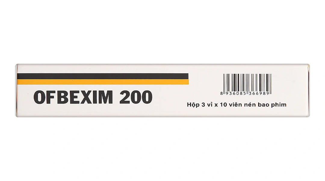 Ofbexim 200 trị nhiễm khuẩn (3 vỉ x 10 viên) - 3