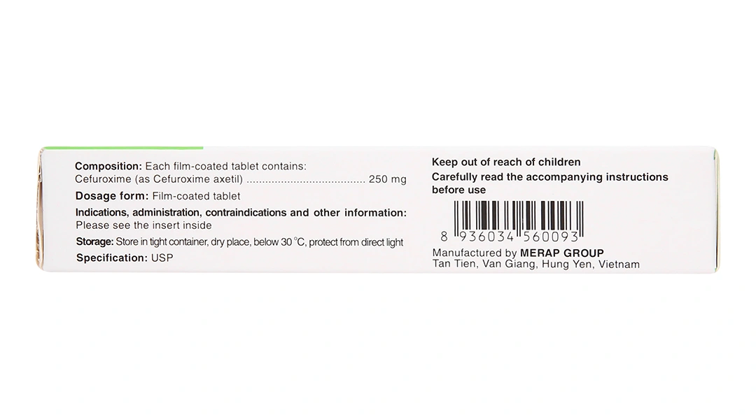 Efodyl 250mg điều trị nhiễm khuẩn (2 vỉ x 10 viên) - 3