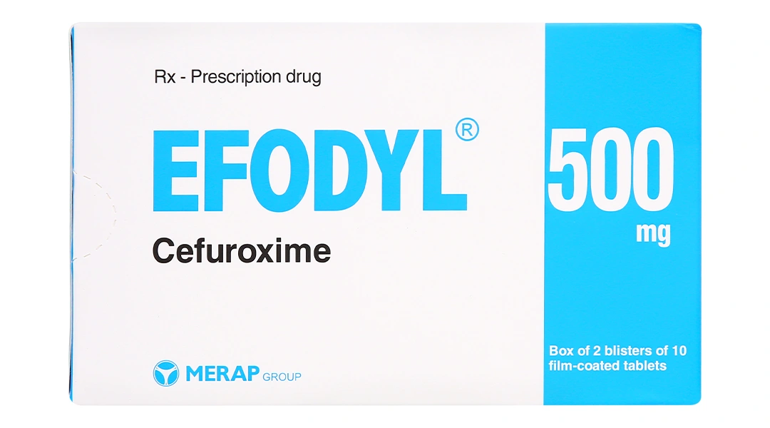 Efodyl 500mg trị nhiễm khuẩn (2 vỉ x 10 viên) - 1