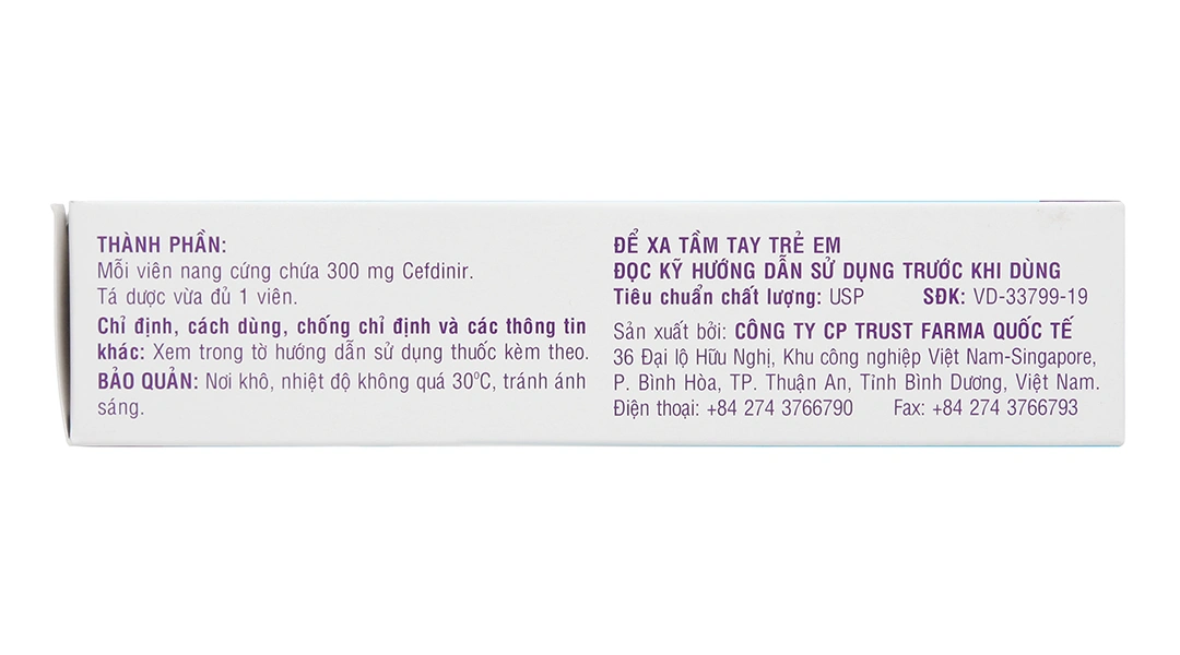 Rinedif 300 Cap trị nhiễm khuẩn từ nhẹ đến trung bình (3 vỉ x 10 viên) - 2