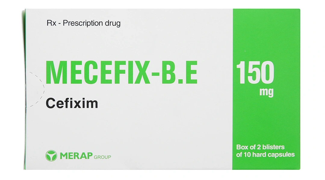 Mecefix-B.E 150mg điều trị nhiễm khuẩn (2 vỉ x 10 viên) - 1