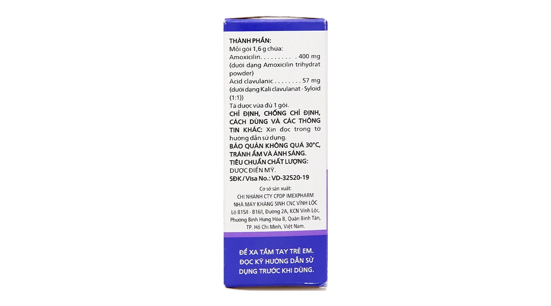 Bột pha hỗn dịch uống Lanam SC 400mg/57mg trị nhiễm khuẩn (12 gói x 1.6g) - 2