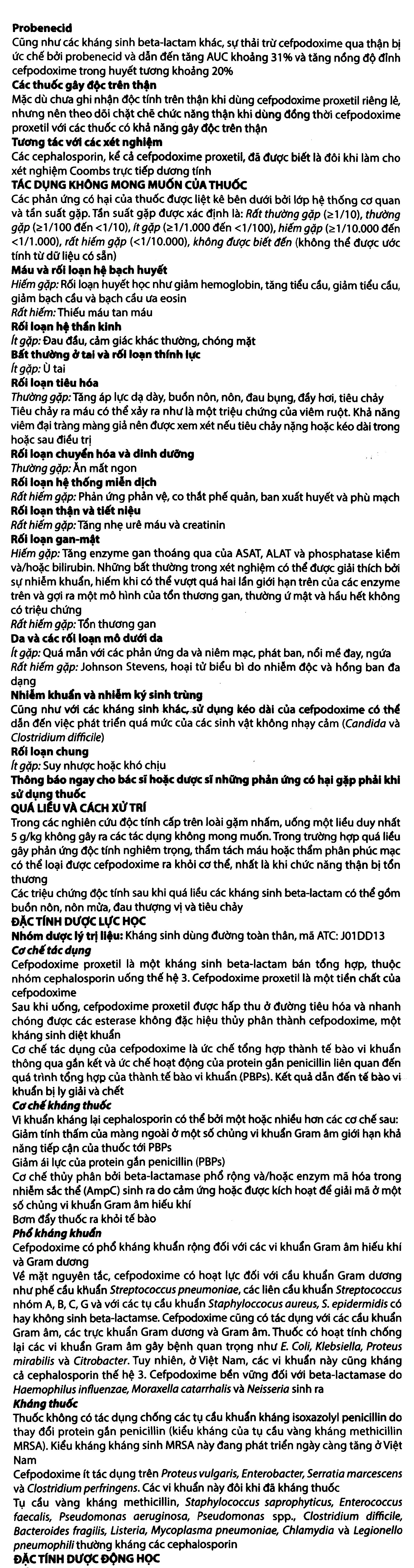 Cốm pha hỗn dịch uống Cebest 100mg trị nhiễm khuẩn (20 gói x 3g) - 6
