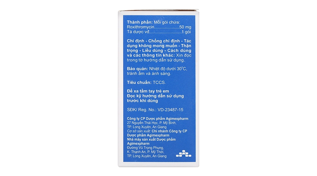 Thuốc bột Agiroxi 50 trị nhiễm khuẩn hô hấp, bệnh bạch hầu (30 gói x 1.5g) - 2
