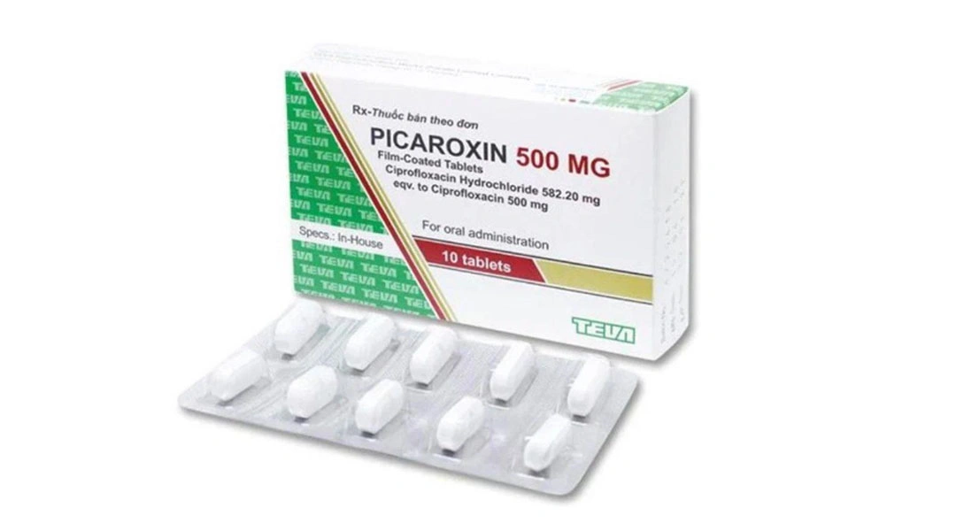 Picaroxin 500mg trị nhiễm khuẩn (1 vỉ x 10 viên) - 